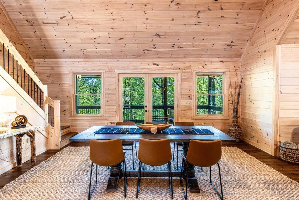 Luxe Family Cabin 8 Min To Downtown Blue Ridge Ngoại thất bức ảnh