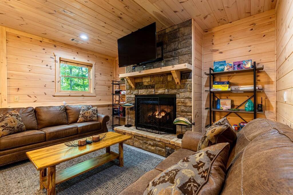 Luxe Family Cabin 8 Min To Downtown Blue Ridge Ngoại thất bức ảnh