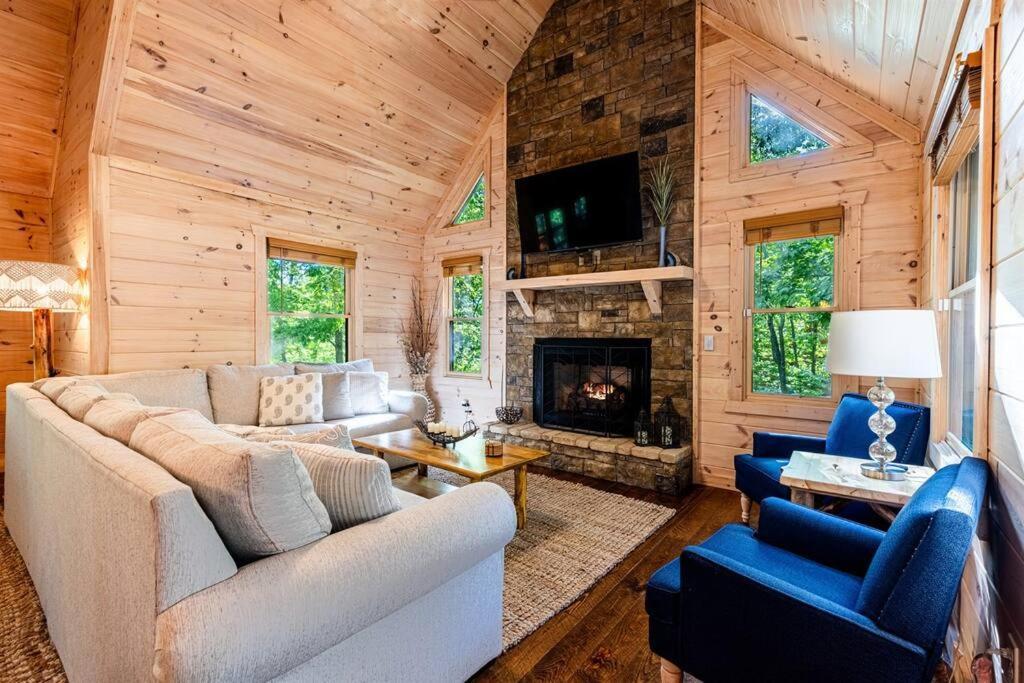Luxe Family Cabin 8 Min To Downtown Blue Ridge Ngoại thất bức ảnh