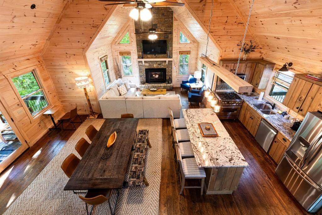 Luxe Family Cabin 8 Min To Downtown Blue Ridge Ngoại thất bức ảnh