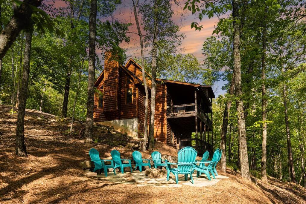 Luxe Family Cabin 8 Min To Downtown Blue Ridge Ngoại thất bức ảnh
